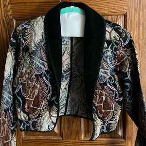 Horse tapestry jacket size medium